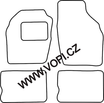 Autokoberce Opel Agila 2000 - 08/2002 Colorfit (3422)